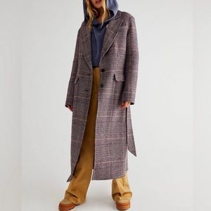 Free People wool blend coat